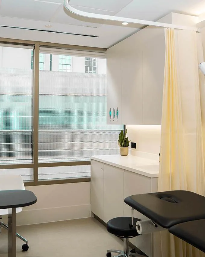 A private GP consulting room at UNTIL Marylebone.